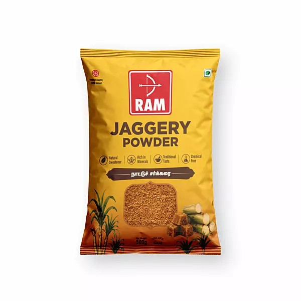 Ram Jaggery Powder 500g Pouch
