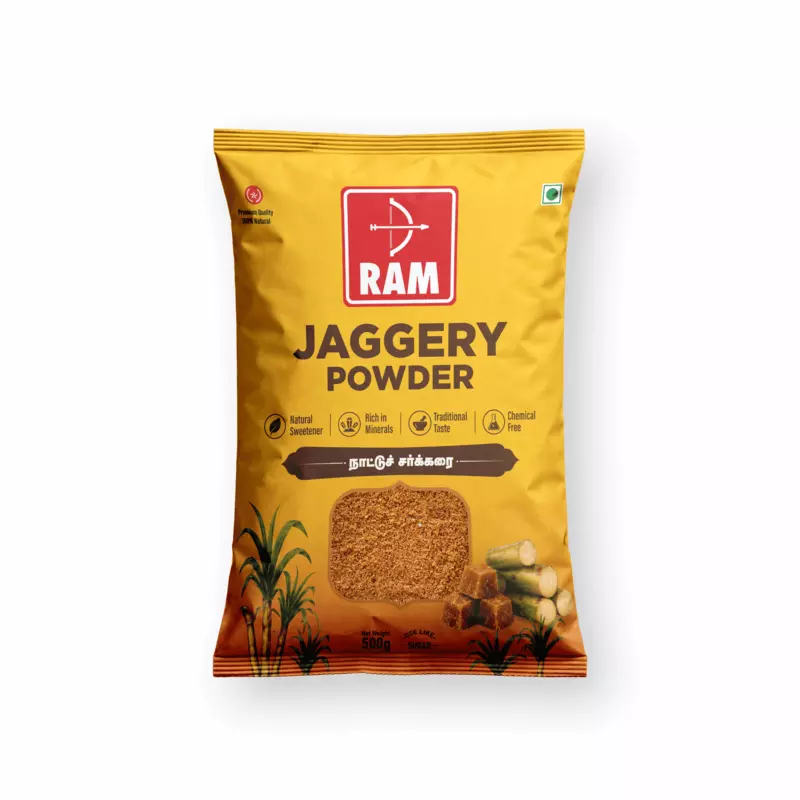 Ram Jaggery Powder 500g Pouch